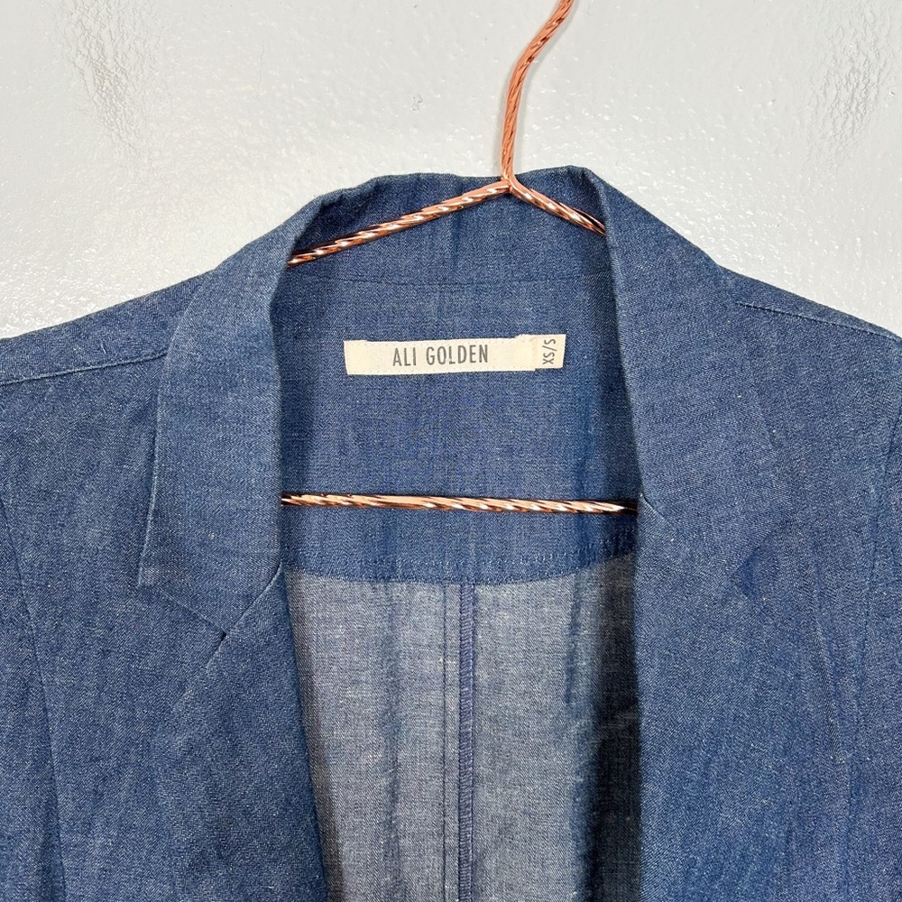 Ali Golden Denim Swing Jacket Blazer - Picture 5 of 8